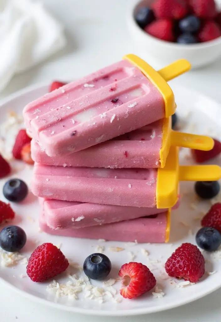 25 Refreshing Recipes with Cranberry Juice 25. Cranberry Coconut Popsicles