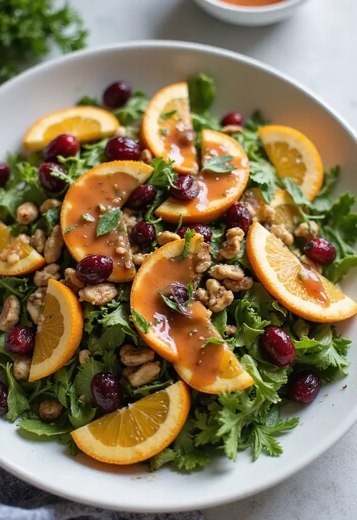 25 Refreshing Recipes with Cranberry Juice 4. Cranberry Orange Salad Dressing