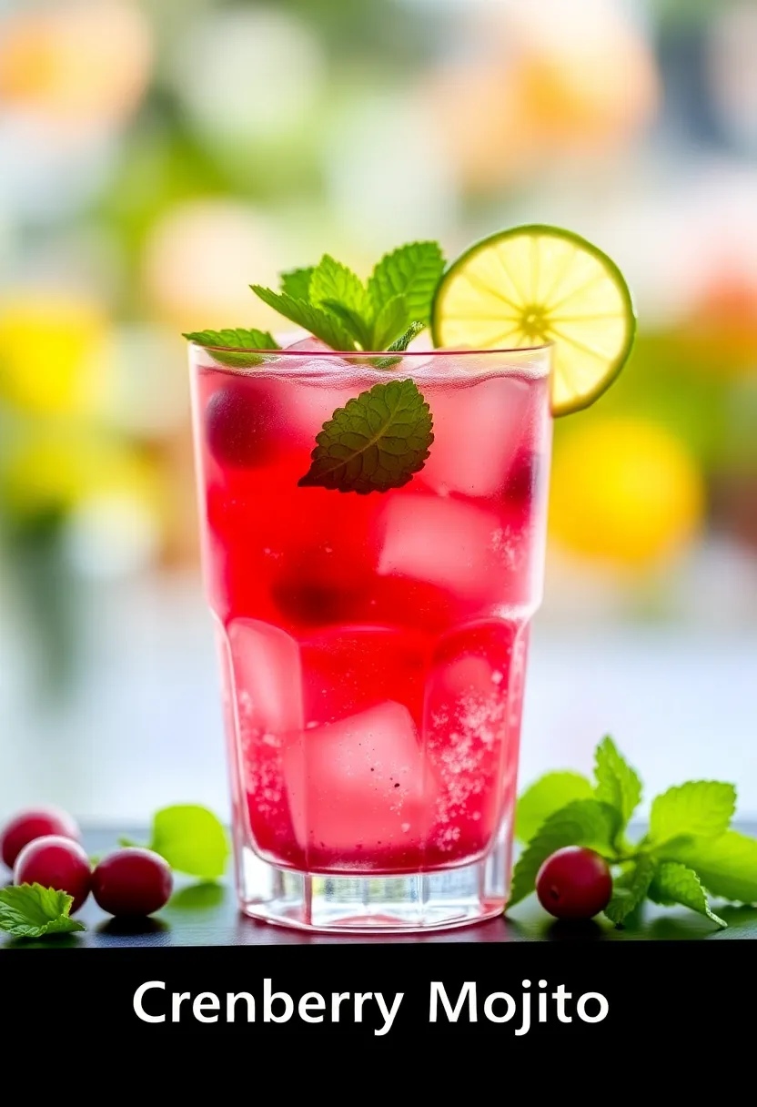 25 Refreshing Recipes with Cranberry Juice 5. Cranberry Mojito Mocktail