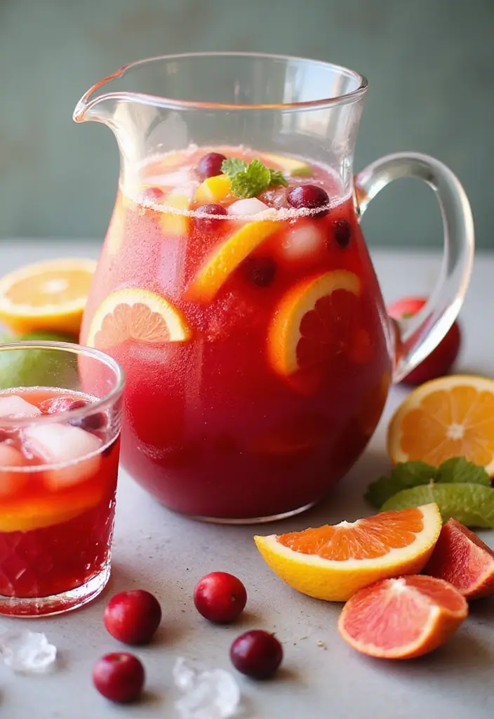 25 Rum and Cranberry Juice Drink Recipes to Try Tonight - 2. Tropical Cranberry Punch
