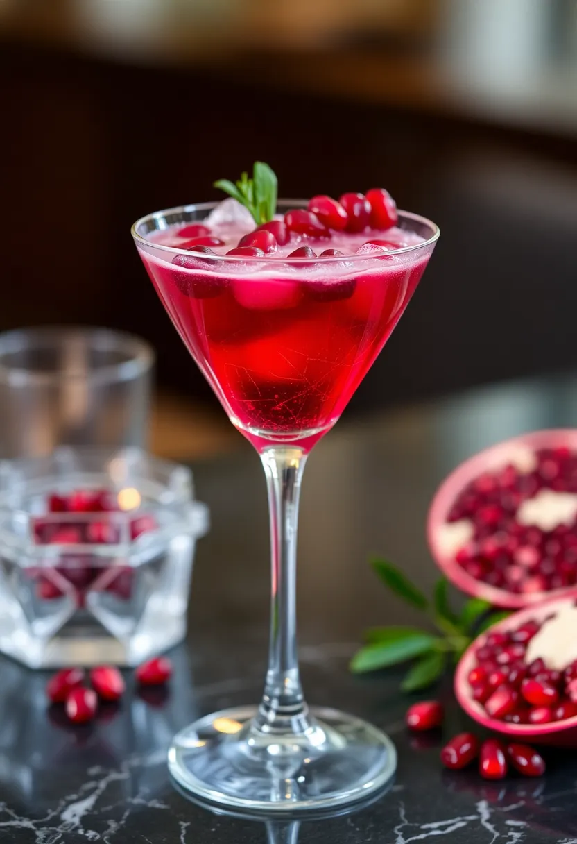25 Rum and Cranberry Juice Drink Recipes to Try Tonight - 21. Cranberry Pomegranate Rum Cocktail