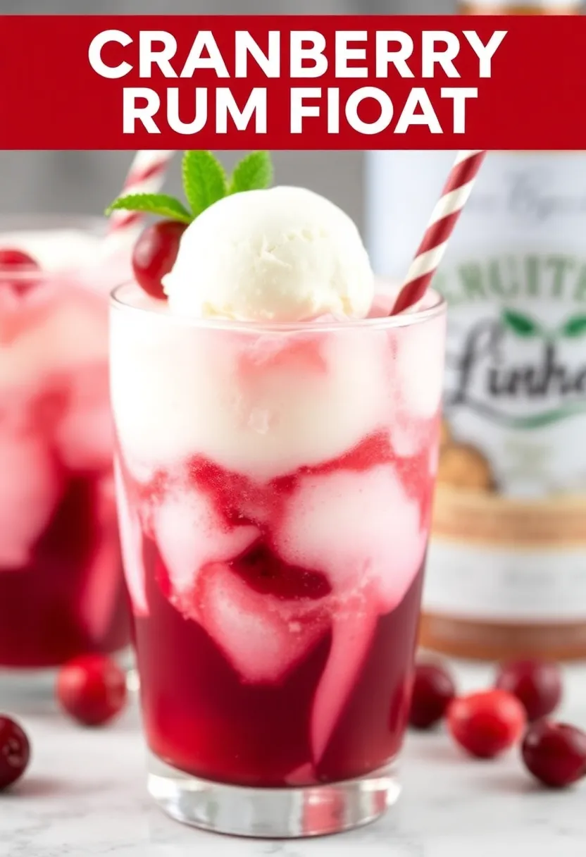 25 Rum and Cranberry Juice Drink Recipes to Try Tonight - 25. Cranberry Rum Float