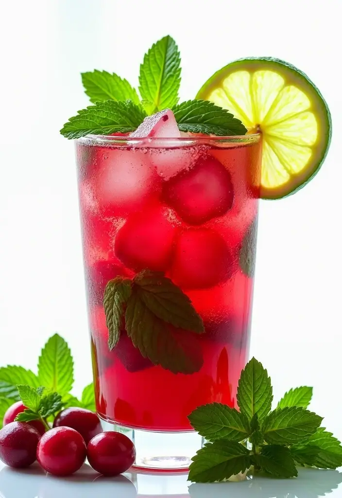 25 Rum and Cranberry Juice Drink Recipes to Try Tonight - 4. Cranberry Mojito