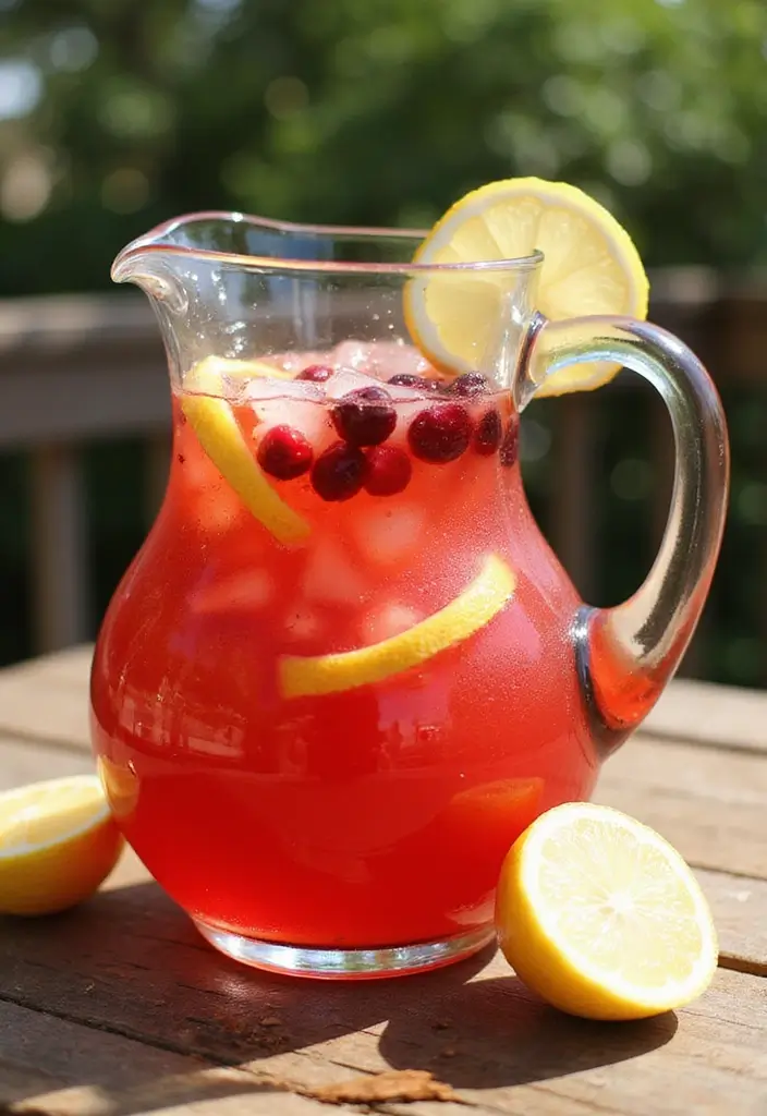 25 Rum and Cranberry Juice Drink Recipes to Try Tonight - 6. Rum and Cranberry Lemonade