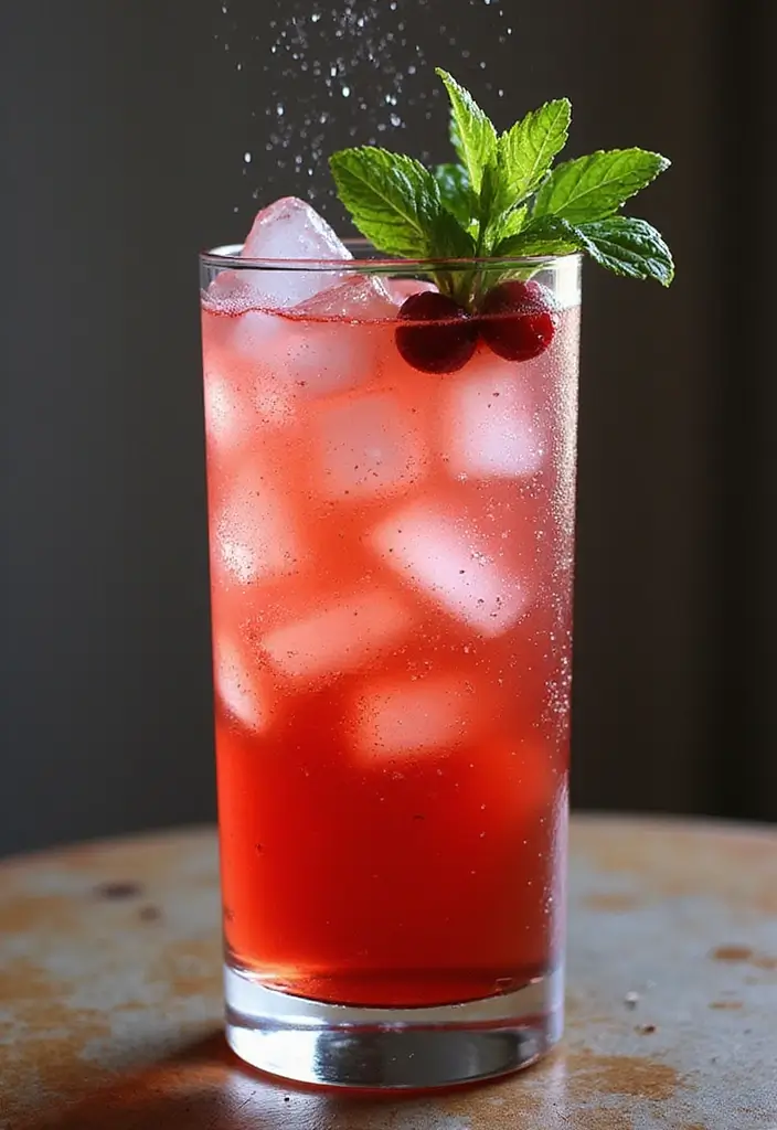 25 Rum and Cranberry Juice Drink Recipes to Try Tonight - 9. Rum and Cranberry Spritzer