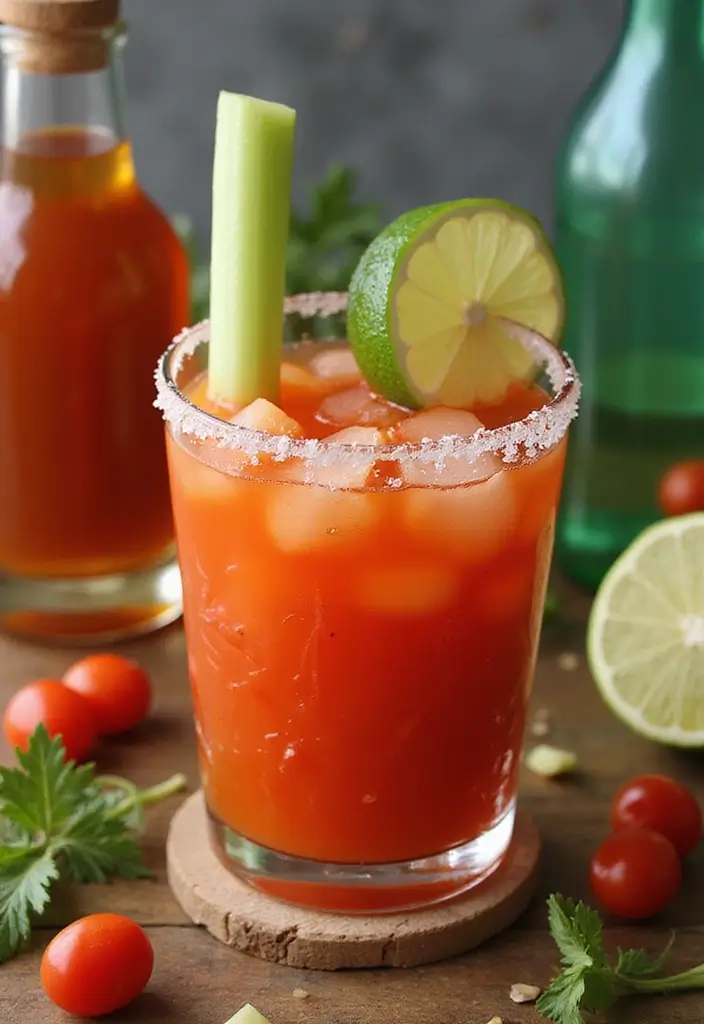 25 Savory and Unique Recipes with Tomato Juice 1 25 Savory and Unique Recipes with Tomato Juice - 1. Spicy Tomato Juice Cocktail