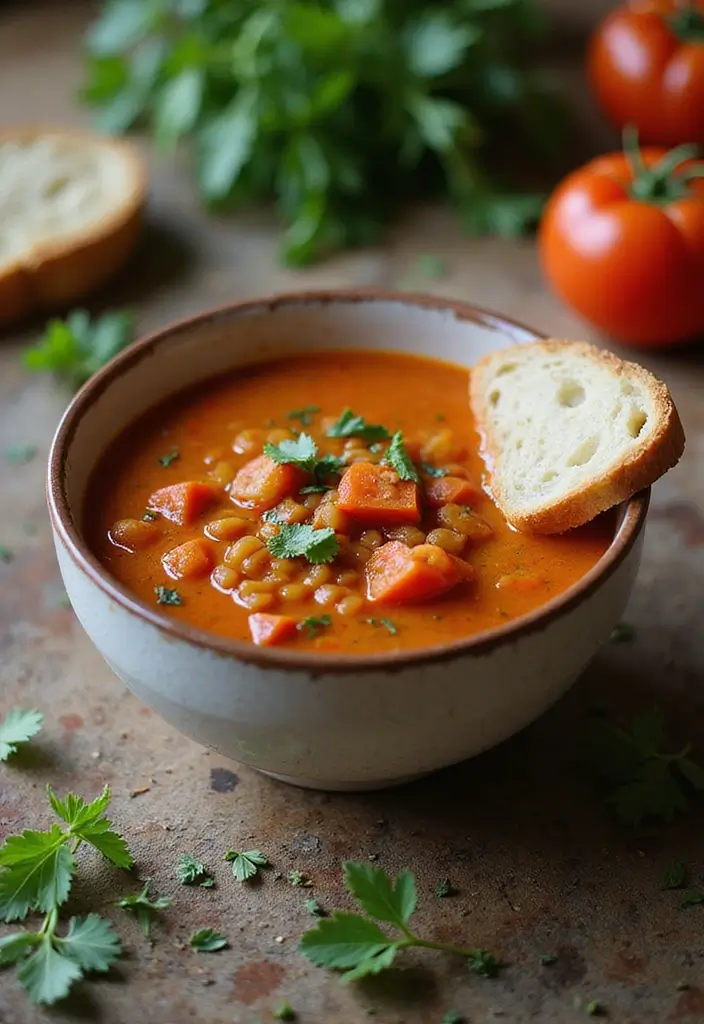 25 Savory and Unique Recipes with Tomato Juice 18 25 Savory and Unique Recipes with Tomato Juice - 18. Tomato Juice and Lentil Stew