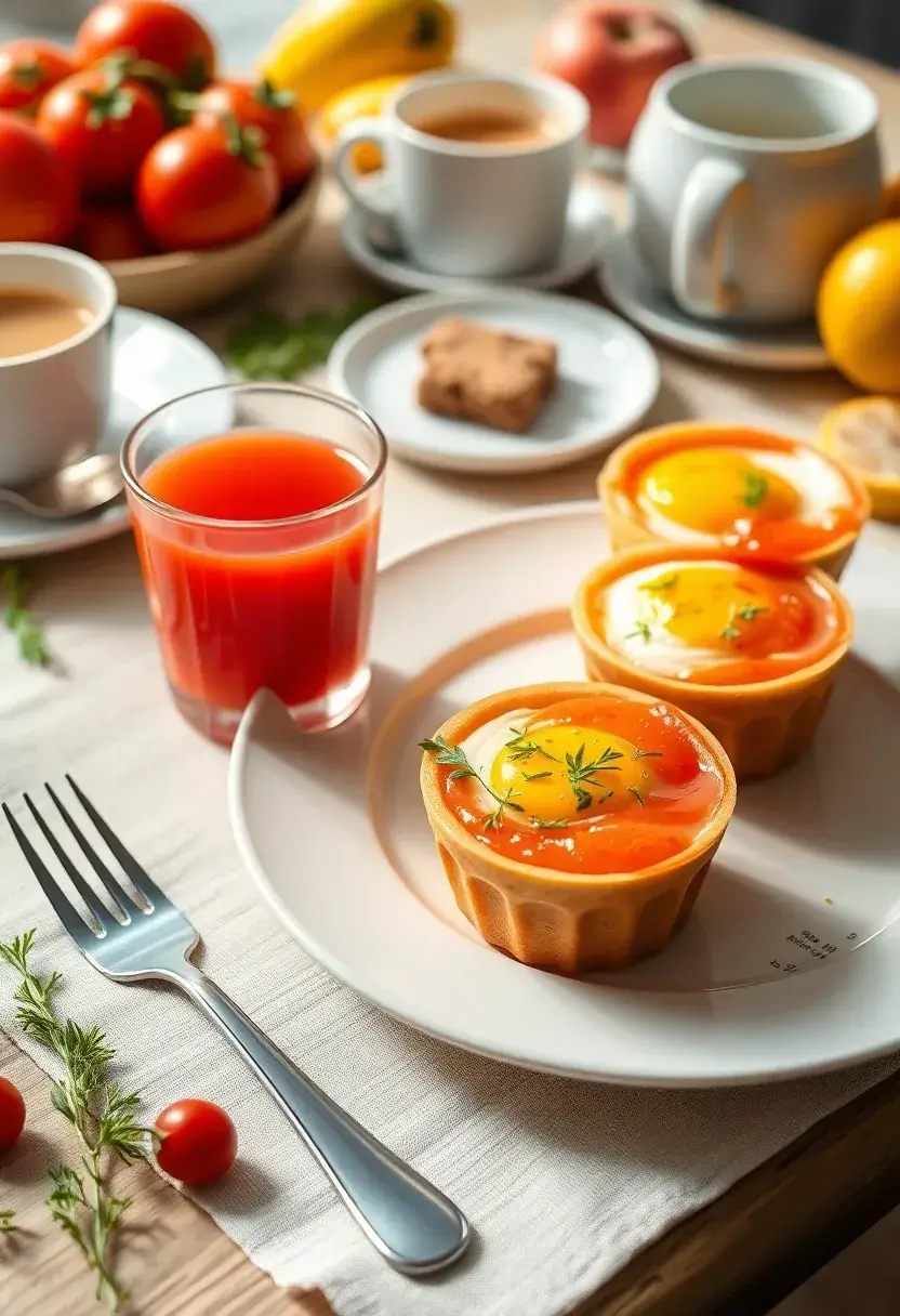 25 Savory and Unique Recipes with Tomato Juice 20 25 Savory and Unique Recipes with Tomato Juice - 20. Tomato Juice and Egg Breakfast Cups