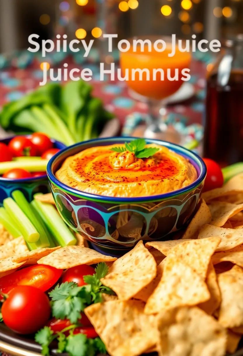 25 Savory and Unique Recipes with Tomato Juice 21 25 Savory and Unique Recipes with Tomato Juice - 21. Spicy Tomato Juice Hummus
