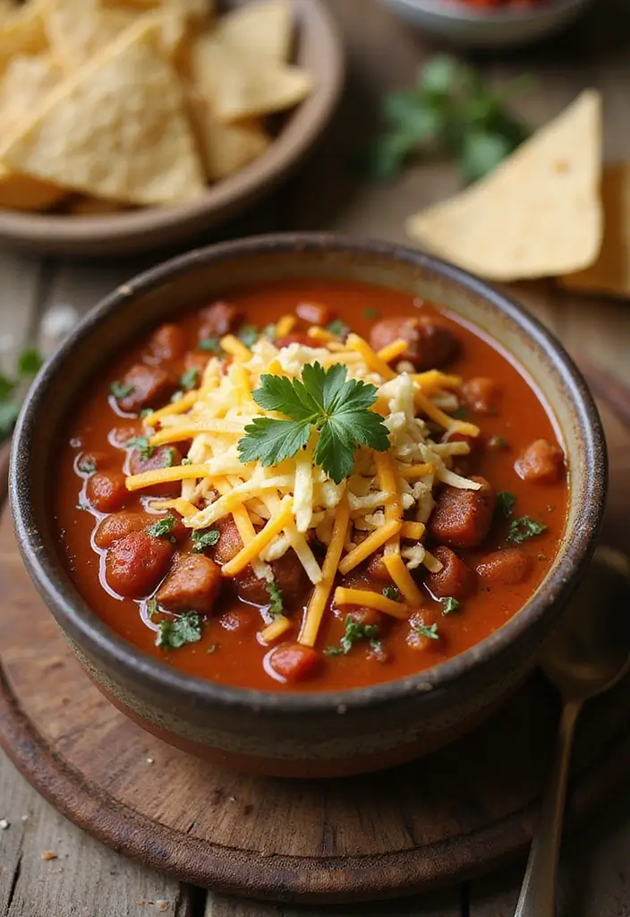 25 Savory and Unique Recipes with Tomato Juice 9 25 Savory and Unique Recipes with Tomato Juice - 9. Tomato Juice Chili