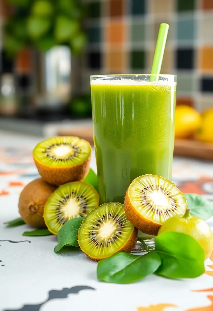 26 Hair Growth Juice Recipes Backed by Nutrition 12. Kiwi Spinach Juice