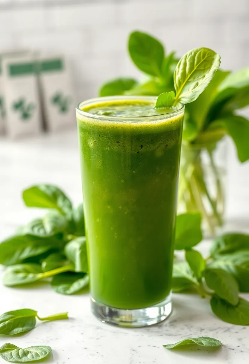 26 Hair Growth Juice Recipes Backed by Nutrition 17. Green Tea Spinach Juice