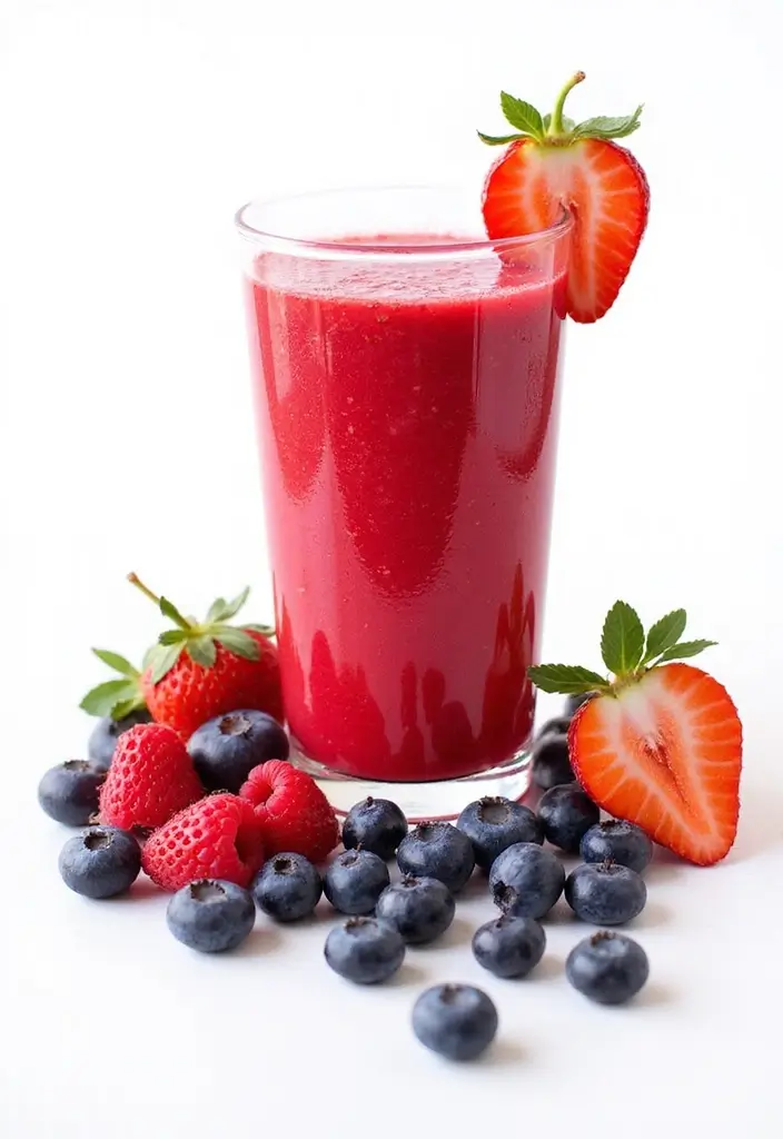 26 Hair Growth Juice Recipes Backed by Nutrition 2. Berry Blast Juice