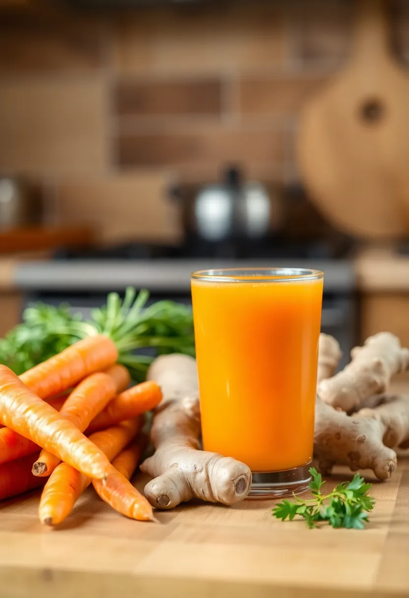 26 Hair Growth Juice Recipes Backed by Nutrition 3. Carrot Ginger Juice