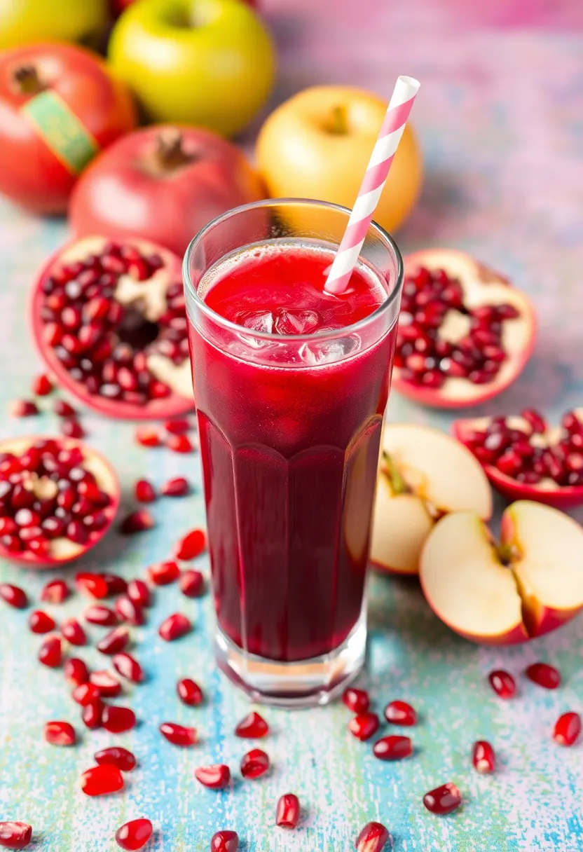 26 Hair Growth Juice Recipes Backed by Nutrition 8. Pomegranate Apple Juice