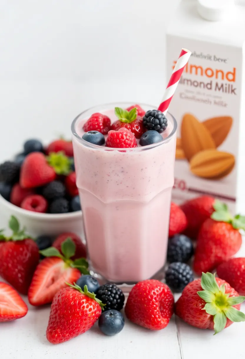 26 Juice Master Recipes Jason Vale Inspired 13. Almond Berry Smoothie