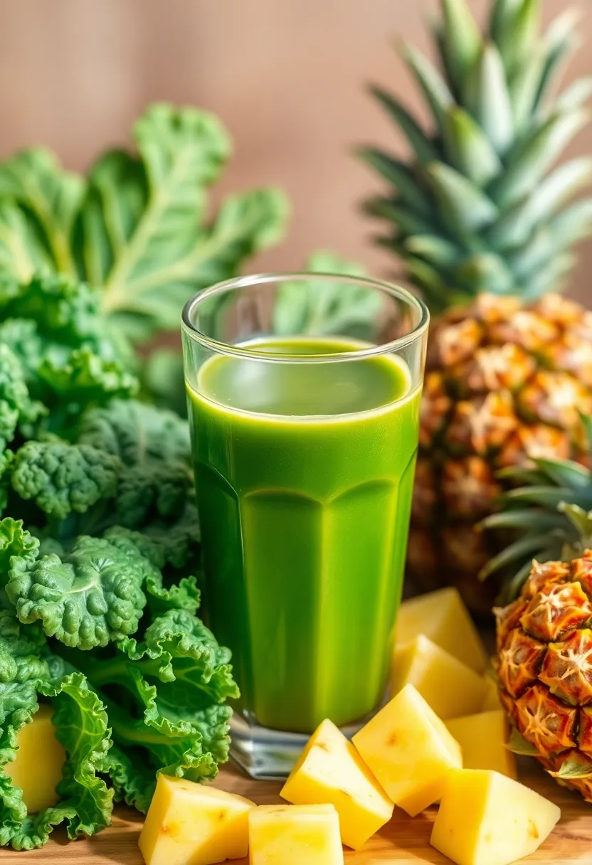 26 Juice Master Recipes Jason Vale Inspired 8. Pineapple Kale Fusion