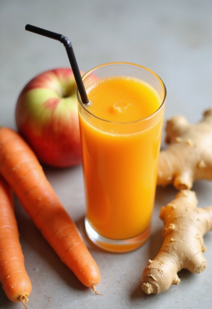 26 Liver Detox Juice Recipes Naturally Cleansing 12. Carrot Apple Ginger Juice
