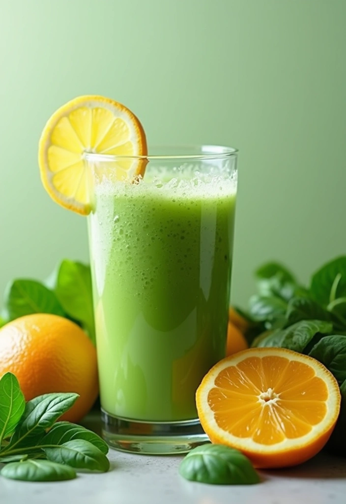 26 Liver Detox Juice Recipes Naturally Cleansing 13. Energizing Citrus Spinach Juice