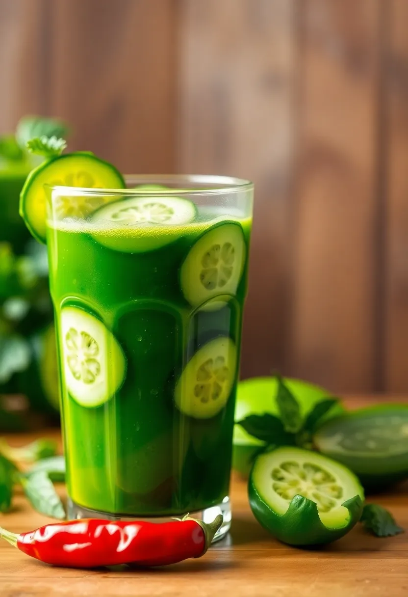 27 Joe Cross Juice Recipes Inspired by Fat Sick & Nearly Dead 18 27 Joe Cross Juice Recipes Inspired by Fat Sick & Nearly Dead - 18. Spicy Green Chili Juice