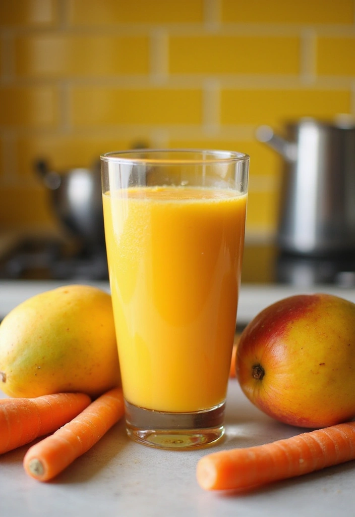 27 Juice Recipes for Colds and Immune System That Really Work 10 27 Juice Recipes for Colds and Immune System That Really Work - 10. Mellow Mango Medley