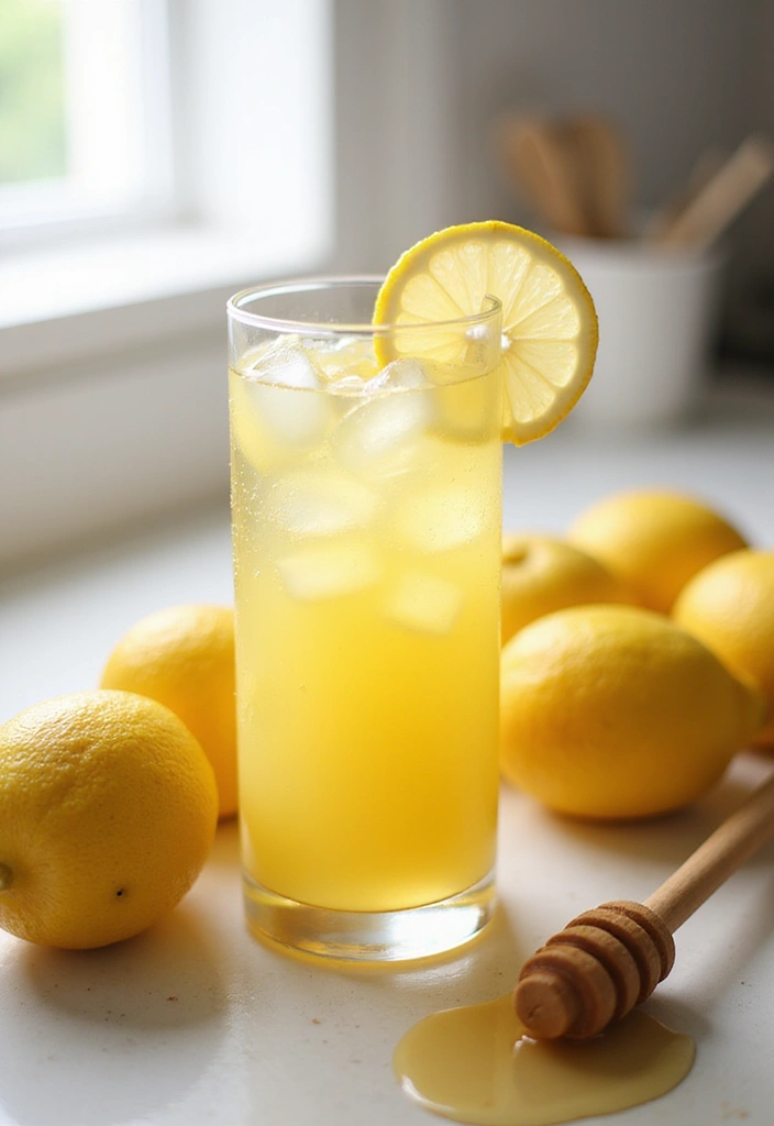 27 Juice Recipes for Colds and Immune System That Really Work 14 27 Juice Recipes for Colds and Immune System That Really Work - 14. Honey Lemonade Revive