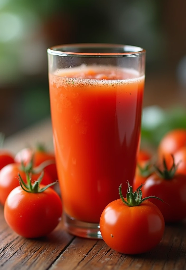 27 Juice Recipes for Colds and Immune System That Really Work 23 27 Juice Recipes for Colds and Immune System That Really Work - 23. Simple Tomato Juice