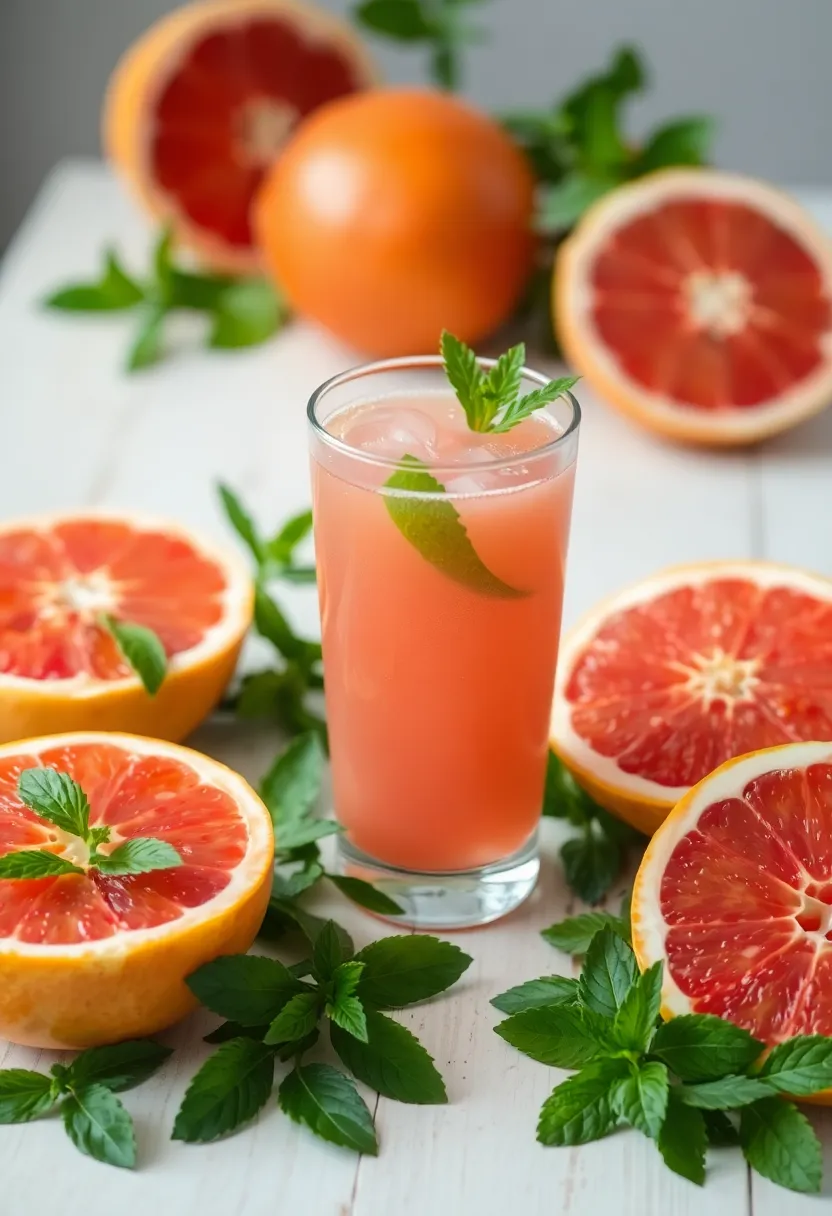 27 Juice Recipes for Immune System Boost Naturally 11. Grapefruit Mint Refresher