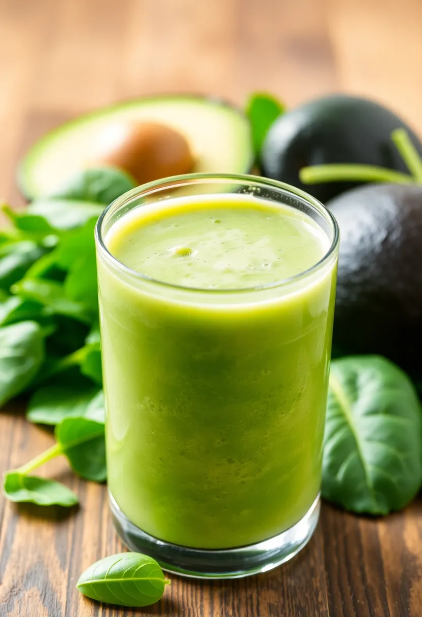 27 Juice Recipes for Immune System Boost Naturally 14. Avocado Spinach Smoothie Juice