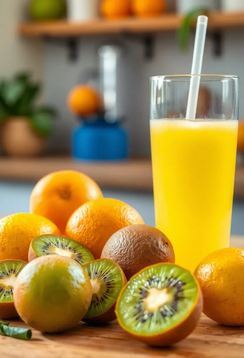 27 Juice Recipes for Immune System Boost Naturally 25. Kiwi Citrus Juice