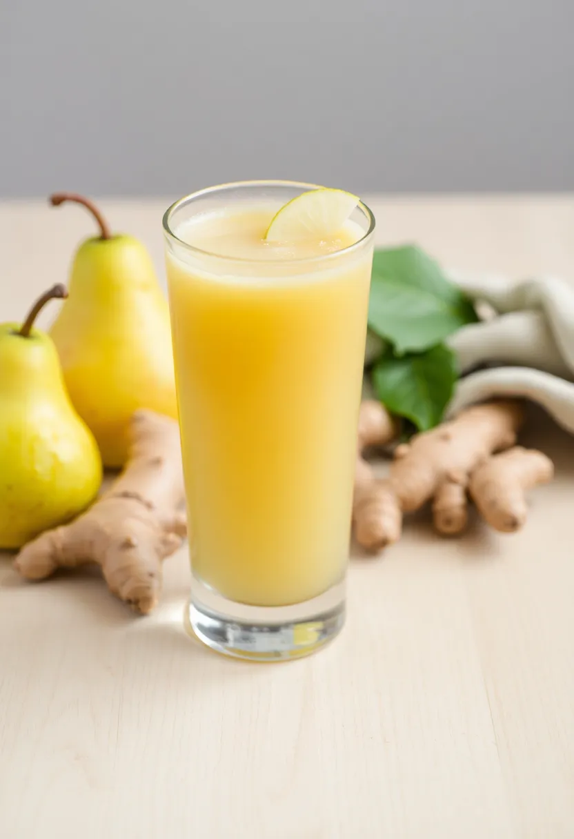 27 Juice Recipes for Immune System Boost Naturally 26. Pear and Ginger Juice