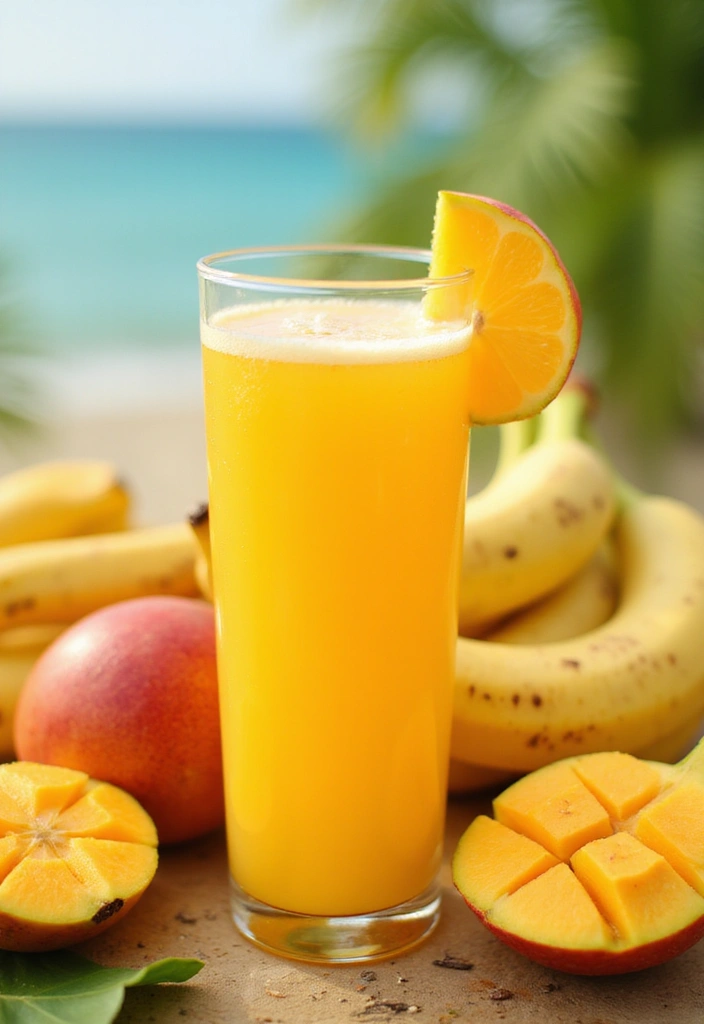 27 Juice Recipes for Immune System Boost Naturally 4. Tropical Mango Medley