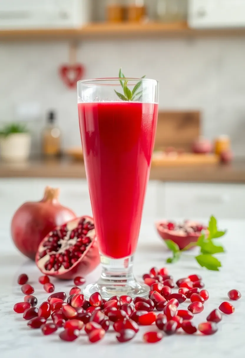 27 Juice Recipes for Immune System Boost Naturally 9. Pomegranate Power Juice