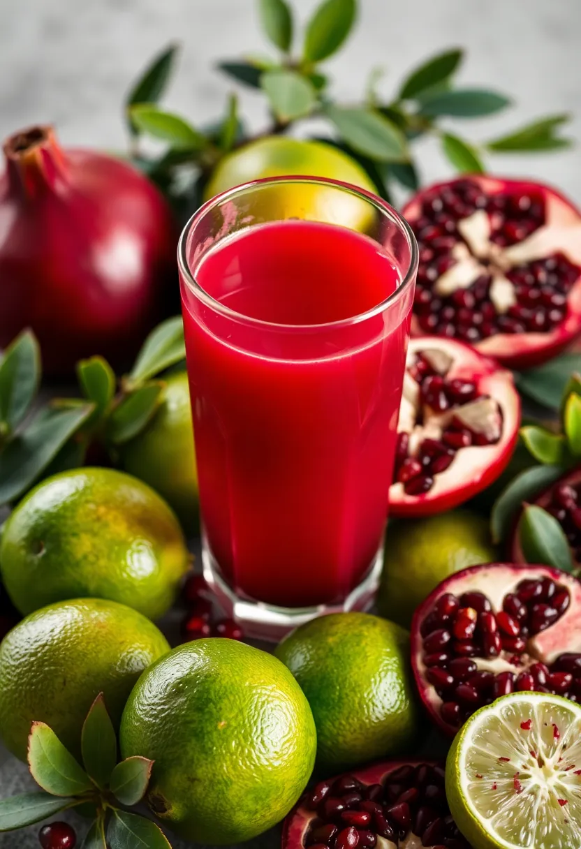 27 Juice Shots Recipes for Inflammation Relief - 19. Pomegranate Power Shot