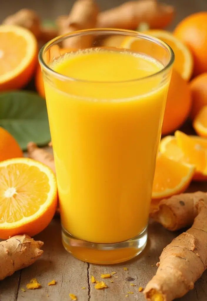 27 Juice Shots Recipes for Inflammation Relief - 2. Turmeric Glory Shot