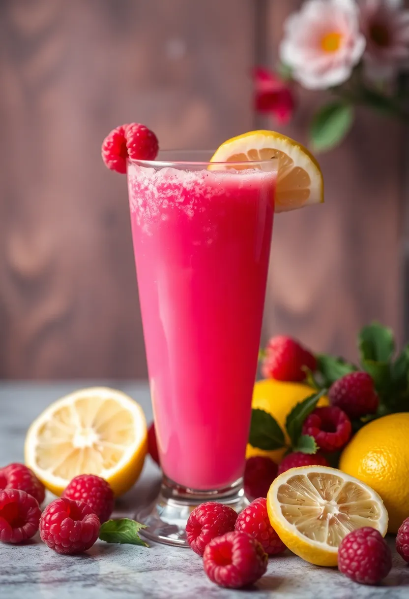27 Juice Shots Recipes for Inflammation Relief - 21. Raspberry Lemonade Shot