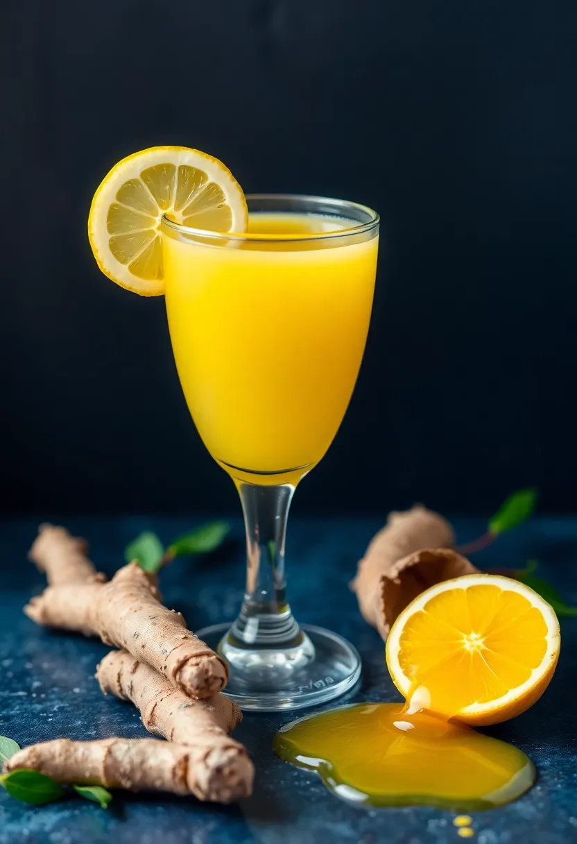 27 Juice Shots Recipes for Inflammation Relief - 5. Lemon Turmeric Immunity Shot