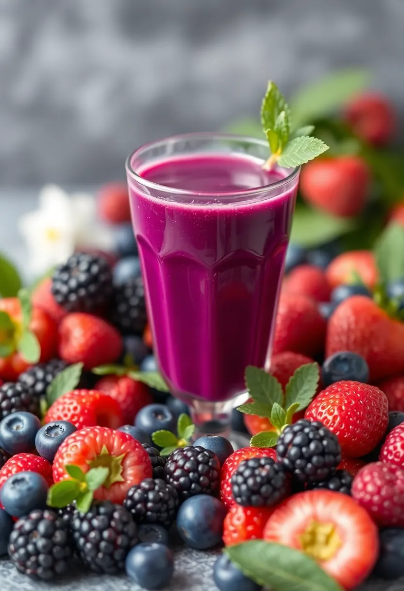27 Juice Shots Recipes for Inflammation Relief - 8. Berry Blast Antioxidant Shot