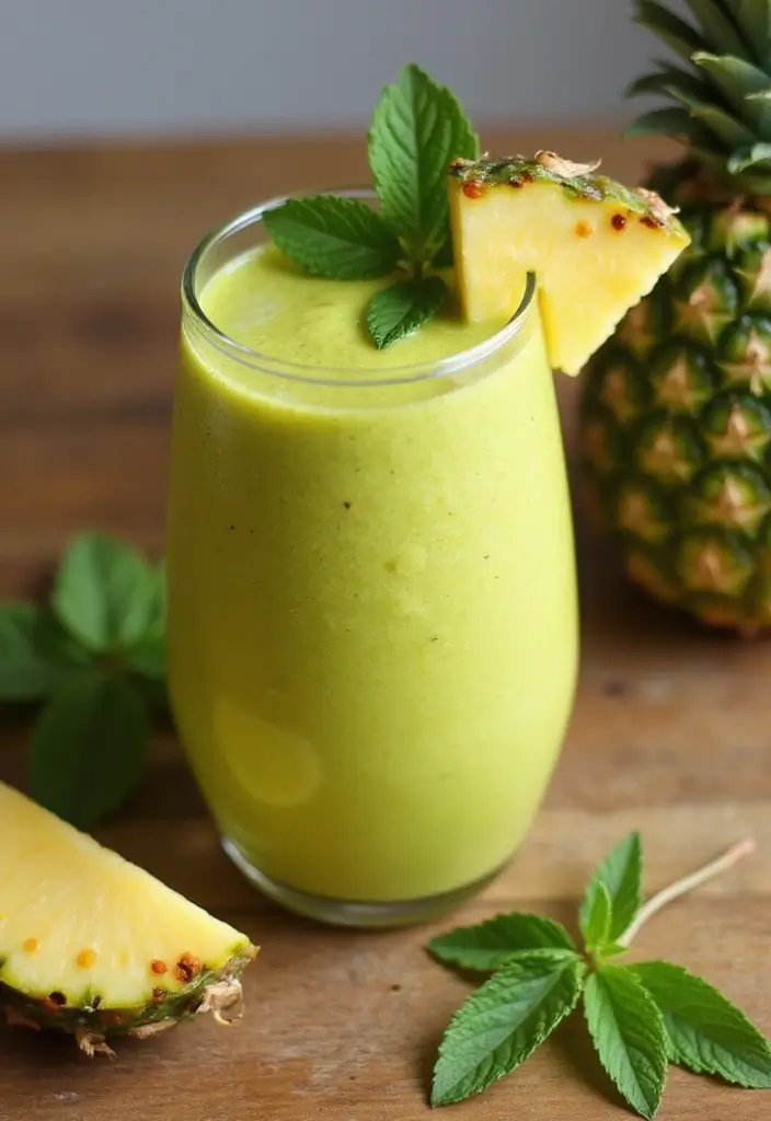 27 Moringa Smoothie and Juice Recipes Nutritious and Tasty - 1. Tropical Moringa Smoothie
