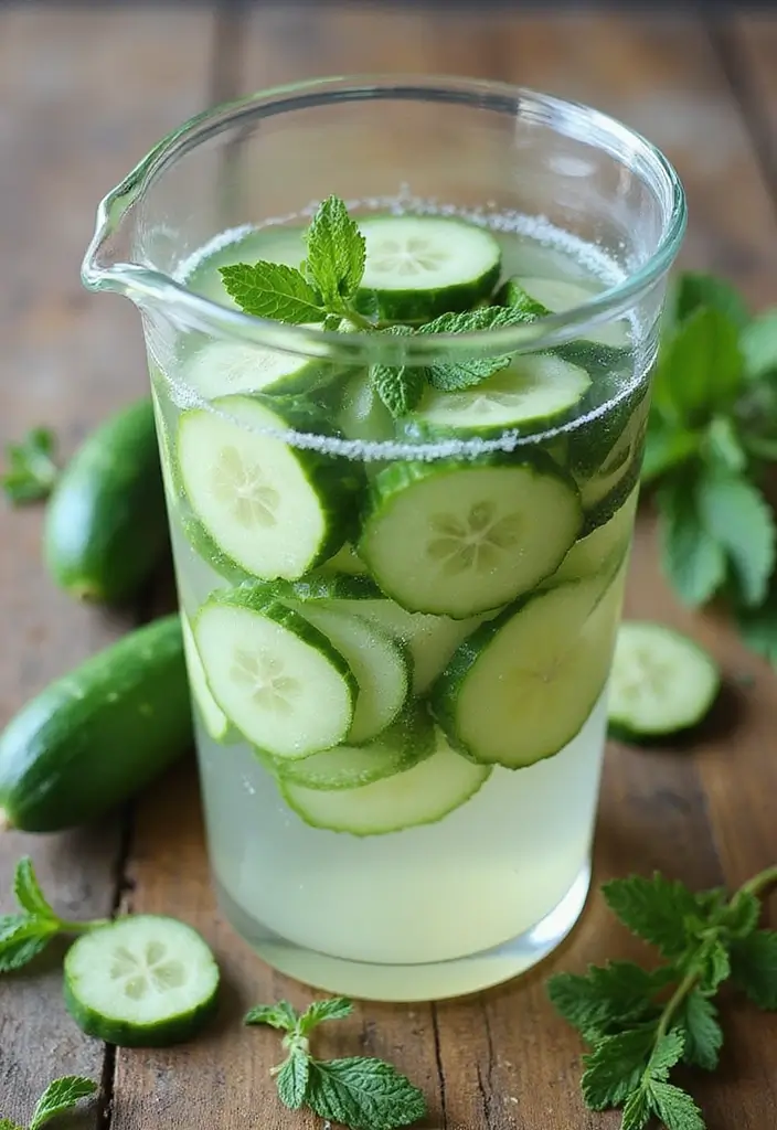 27 Moringa Smoothie and Juice Recipes Nutritious and Tasty - 11. Moringa and Cucumber Detox Water