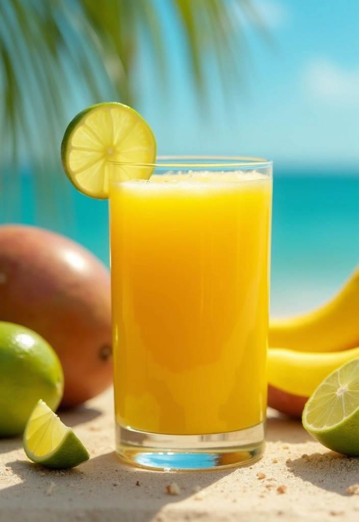 27 Moringa Smoothie and Juice Recipes Nutritious and Tasty - 18. Moringa and Mango Green Juice