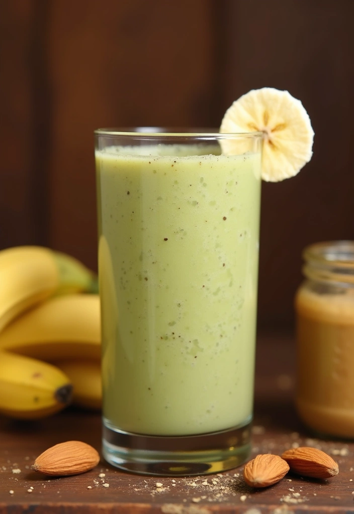 27 Moringa Smoothie and Juice Recipes Nutritious and Tasty - 19. Moringa and Almond Butter Smoothie