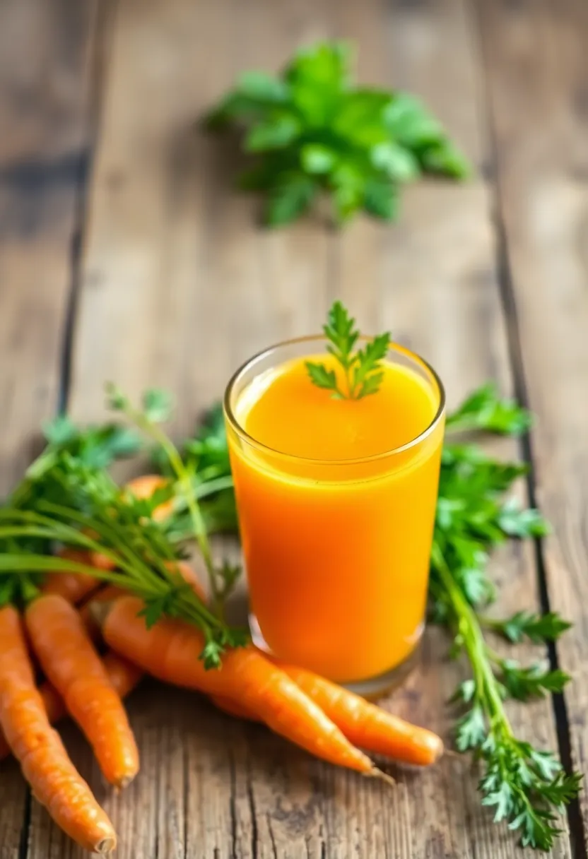 27 Moringa Smoothie and Juice Recipes Nutritious and Tasty - 25. Moringa and Carrot Juice
