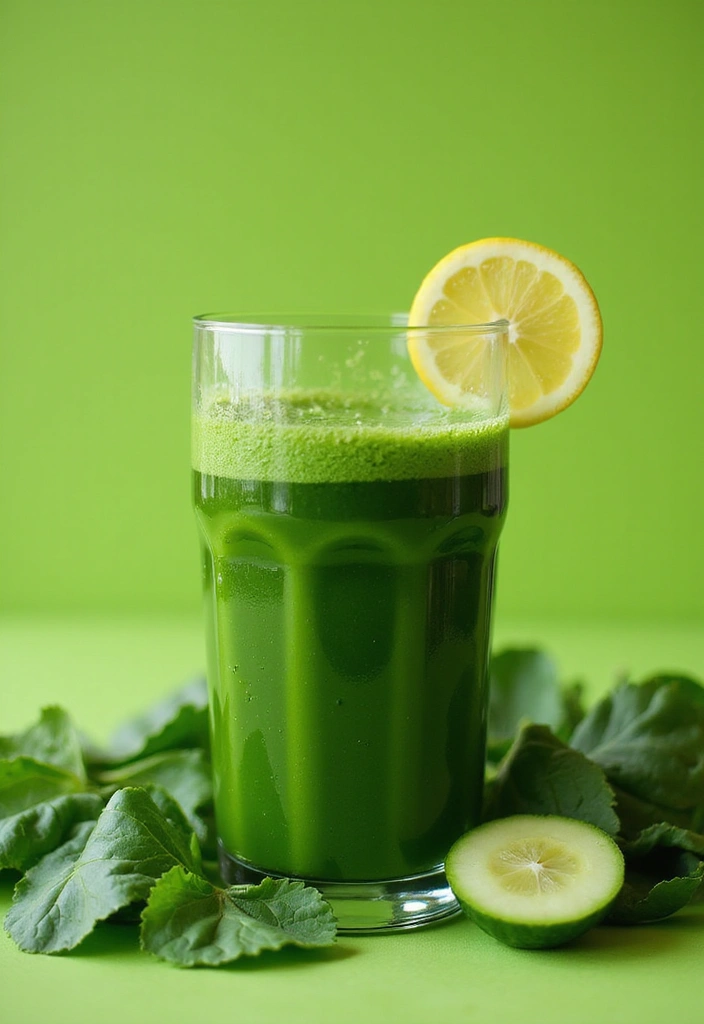 27 Moringa Smoothie and Juice Recipes Nutritious and Tasty - 4. Spinach and Moringa Green Juice