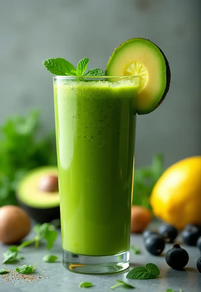 28 Fresh Juice Portable Blender Recipes On the Go - 2. Green Goddess Smoothie
