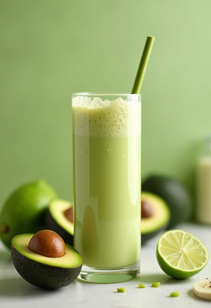 28 Juice Recipes for Kids: Fun and Delicious 17 28 Juice Recipes for Kids: Fun and Delicious - 17. Creamy Avocado Shake