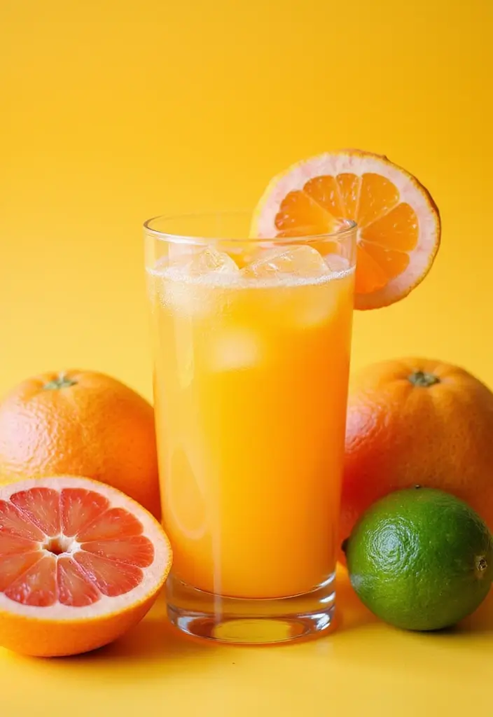 28 Juice Recipes for Kids: Fun and Delicious 7 28 Juice Recipes for Kids: Fun and Delicious - 7. Citrus Zing Juice