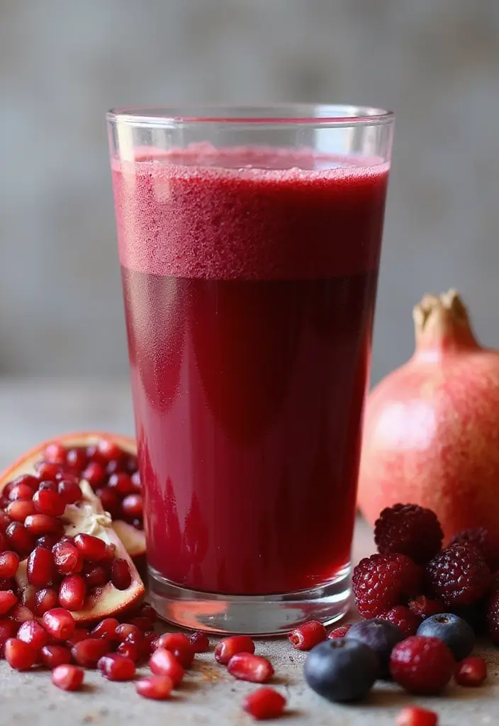 29 Cold Press Juice Recipes Fresh and Nutritious 17. Pomegranate Berry Juice