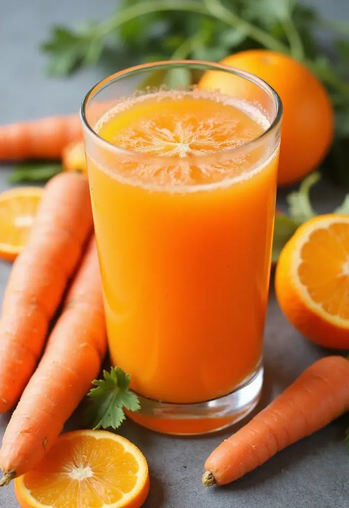 29 Cold Press Juice Recipes Fresh and Nutritious 21. Orange Carrot Juice