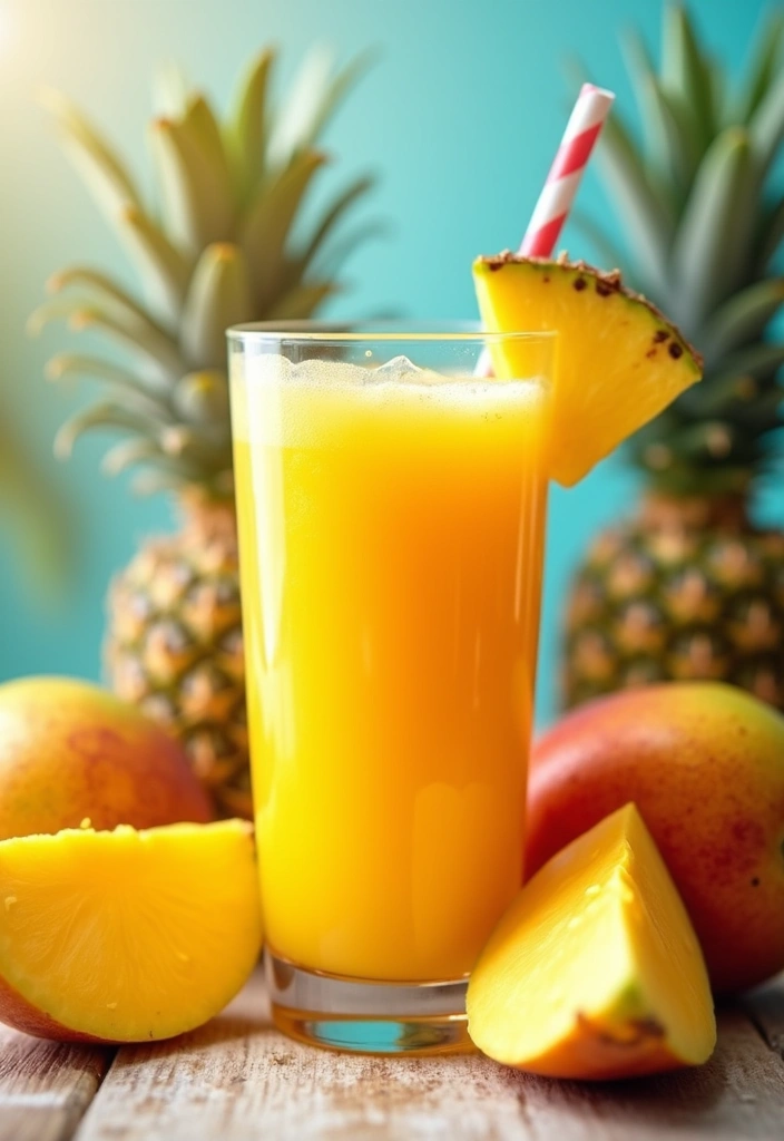 29 Cold Press Juice Recipes Fresh and Nutritious 22. Tropical Detox Juice